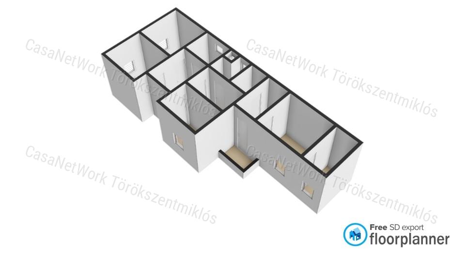 Eladó családi ház Törökszentmiklóson aG-faluban!