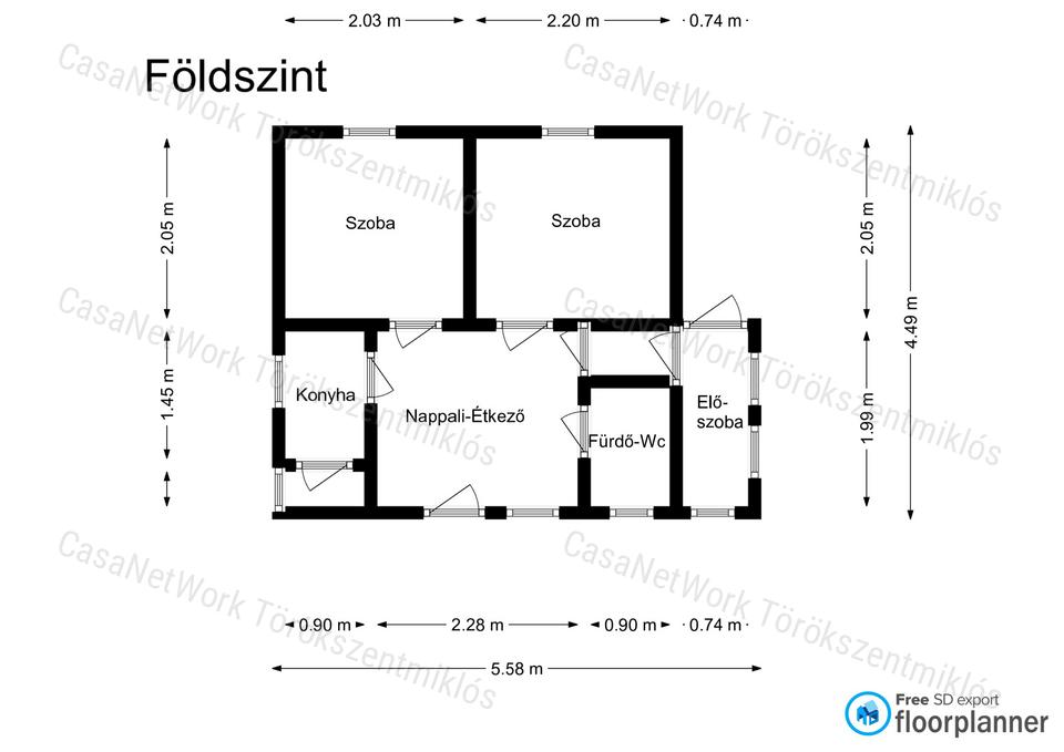Eladó tetőteres családi ház Törökszentmiklóson!