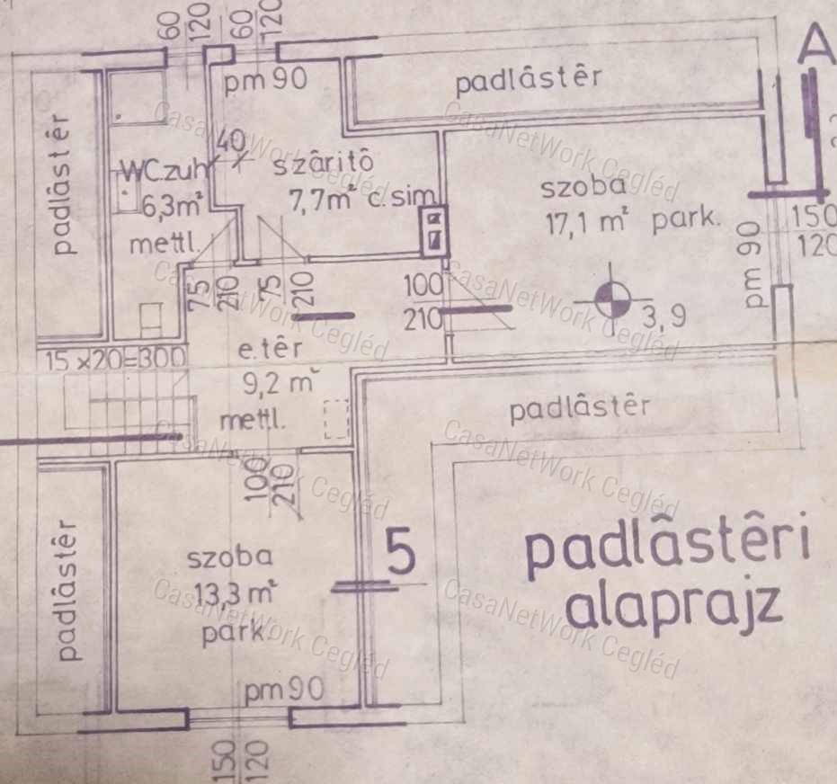 Kétszintes családi ház nagy telekkel eladó Cegléden!