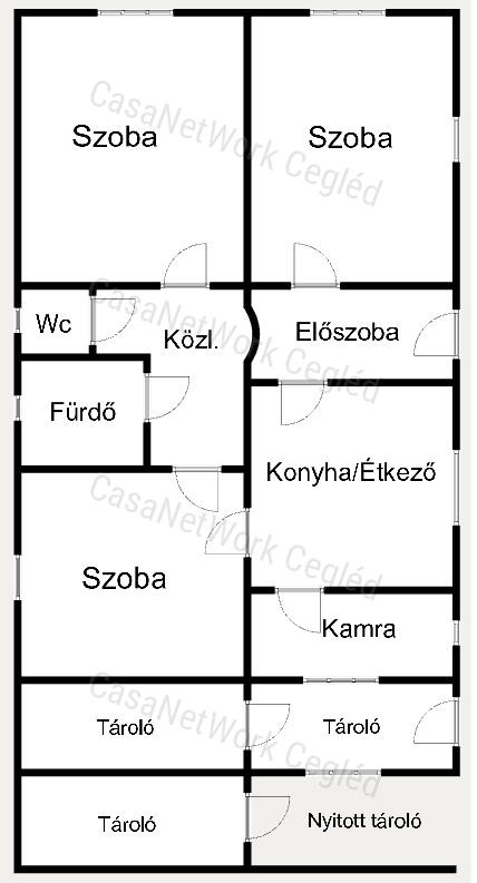 Tiszaföldváron családi ház eladó