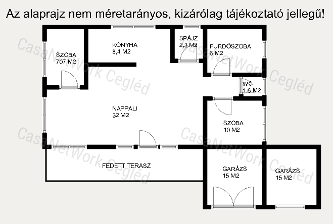 Eladó családi ház nyugodt környezetben, Cegléd külterületén