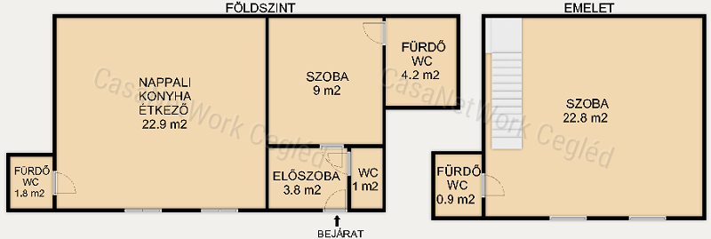 Eladó Budapesi Lipotvárosi 64 m2 tégla lakás.
