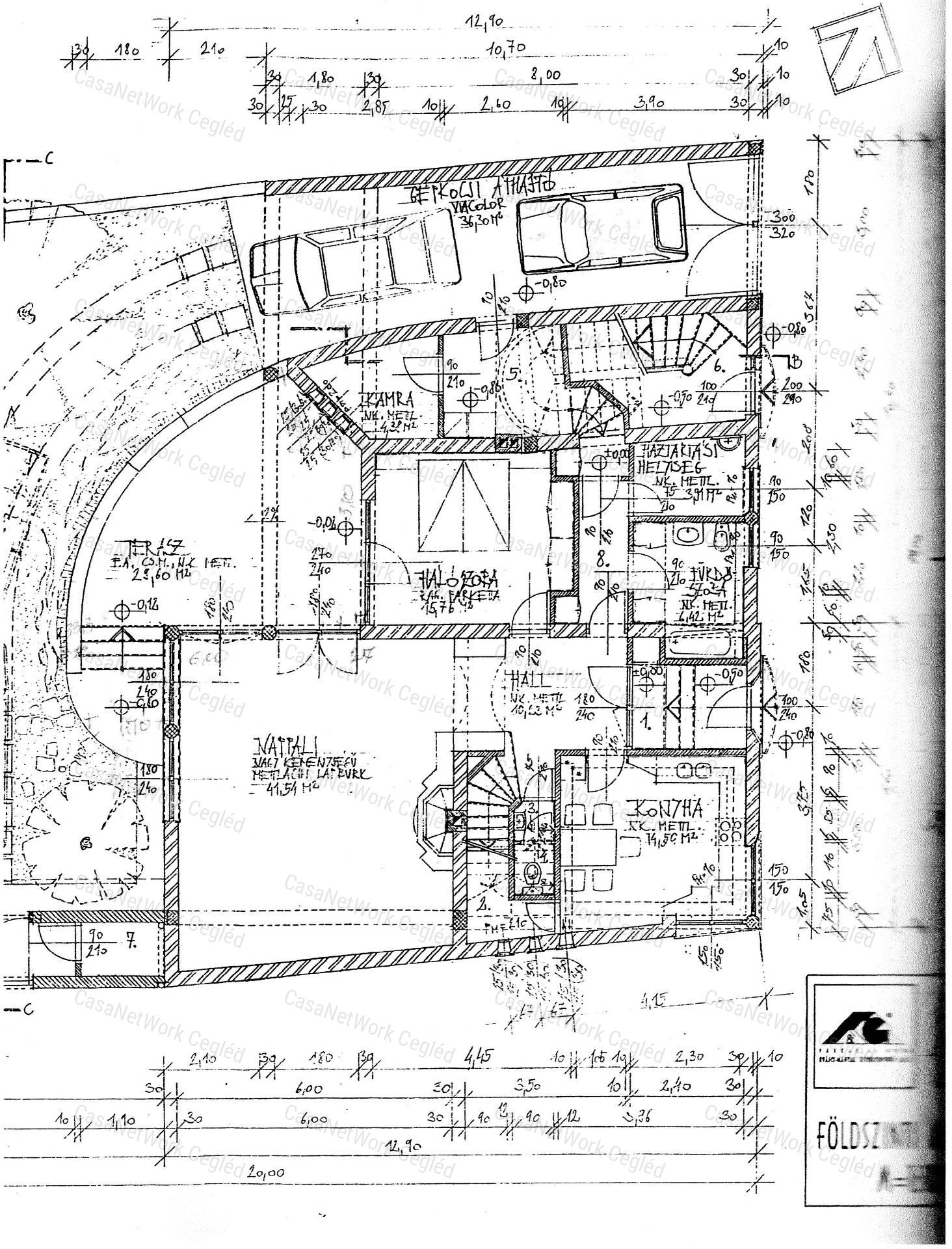 Eladó Kecskemét szívében 268 m2 Családi Házban iroda