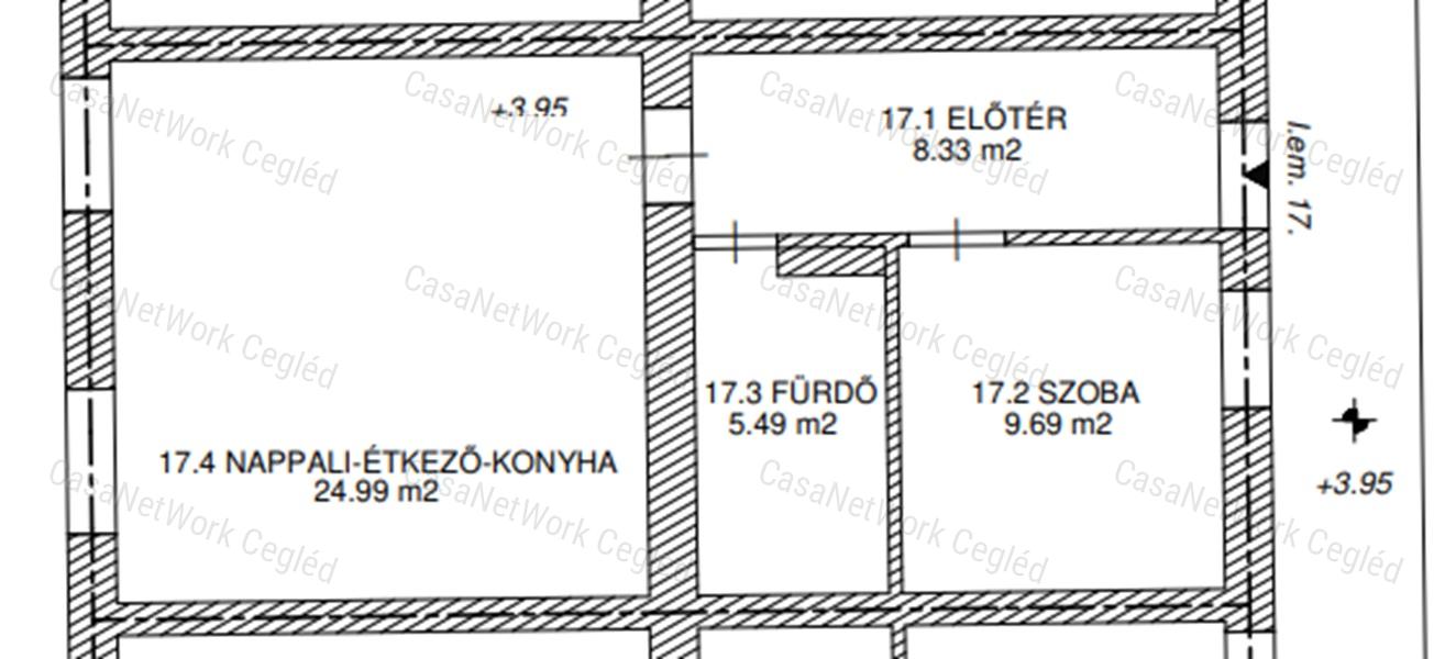 Szolnok belvárosában exkluzív lakások 34-108 nm-ig eladók!
