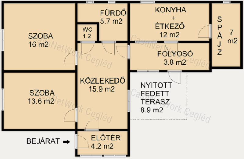 Eladó Tápiószelei 80 m2-s Családi Ház