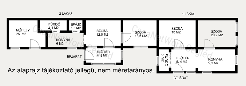 Eladó házrész Cegléden, Bajcsy-Zsilinszky út közelében