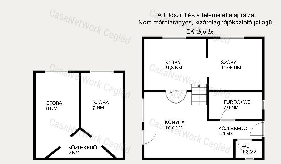 A ceglédi Strand és Gyógyfürdő közelében családi ház eladó