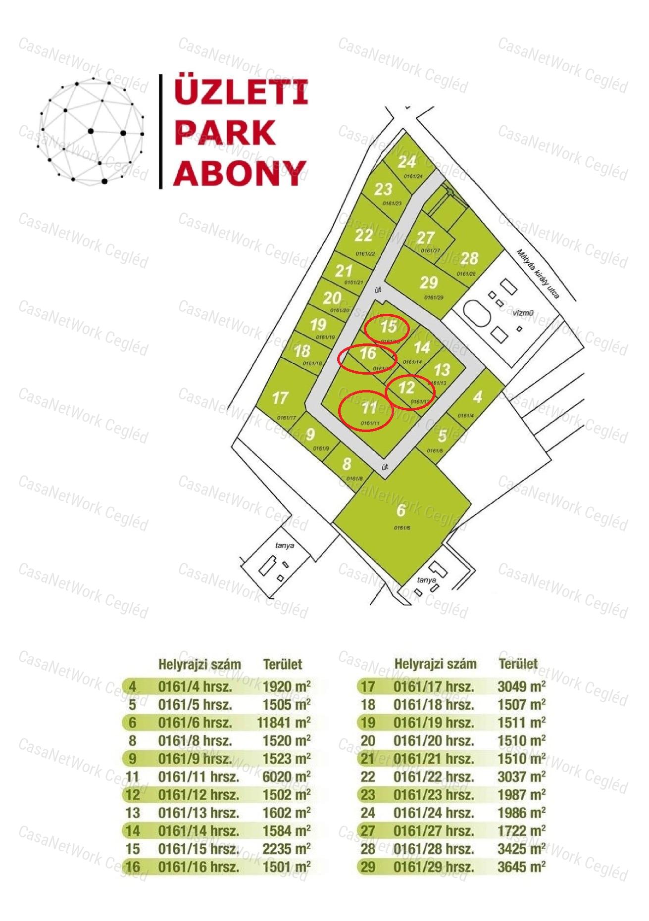 Fejlesztési telkek az Üzleti Parkban – külön-külön vagy egyben is