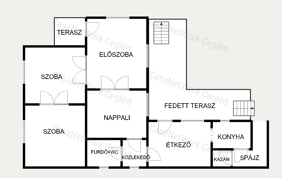Tágas családi ház nagy telekkel eladó Ceglédbercel csendes részén!