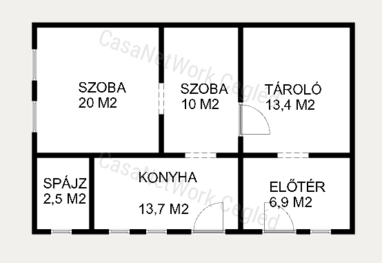 Cegléden, az Újvároson eladó ingatlan 1027 m²-es telken!