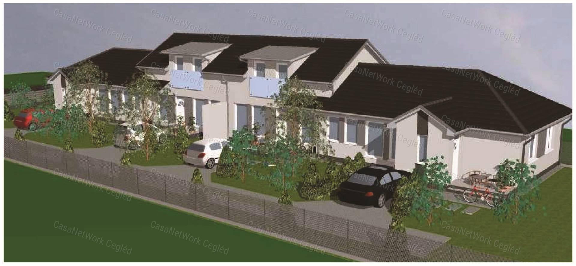 Új építésű földszinti lakás Cegléden – 73 m² ( 1 lakás)