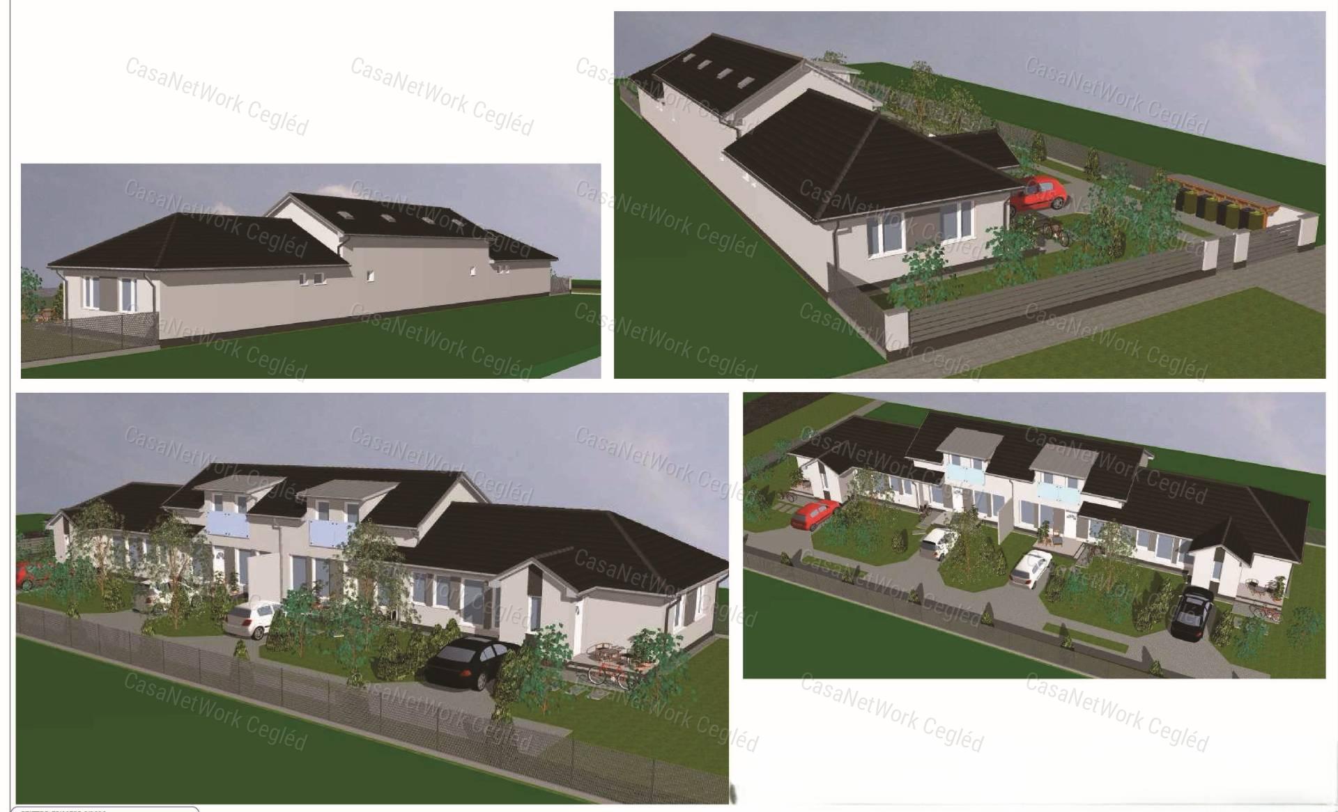 Új építésű földszinti lakás Cegléden – 73 m² (4 lakás)