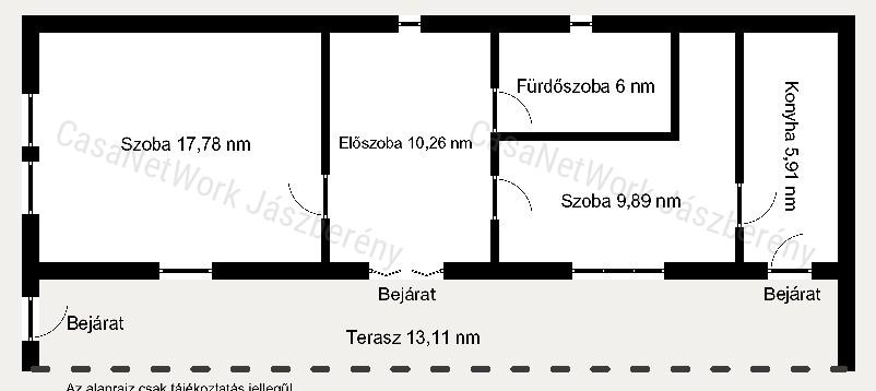 Jászberény központjában 2 szobás 63 nm-es családi ház eladó!