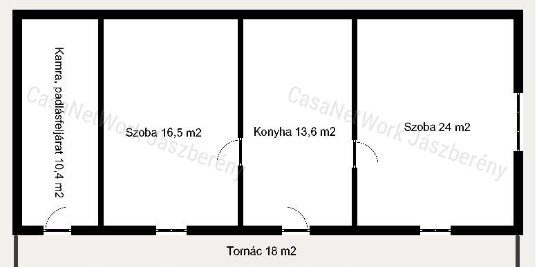2 szobás, 65 nm-es családi ház Jászfelsőszentgyörgyön eladó!
