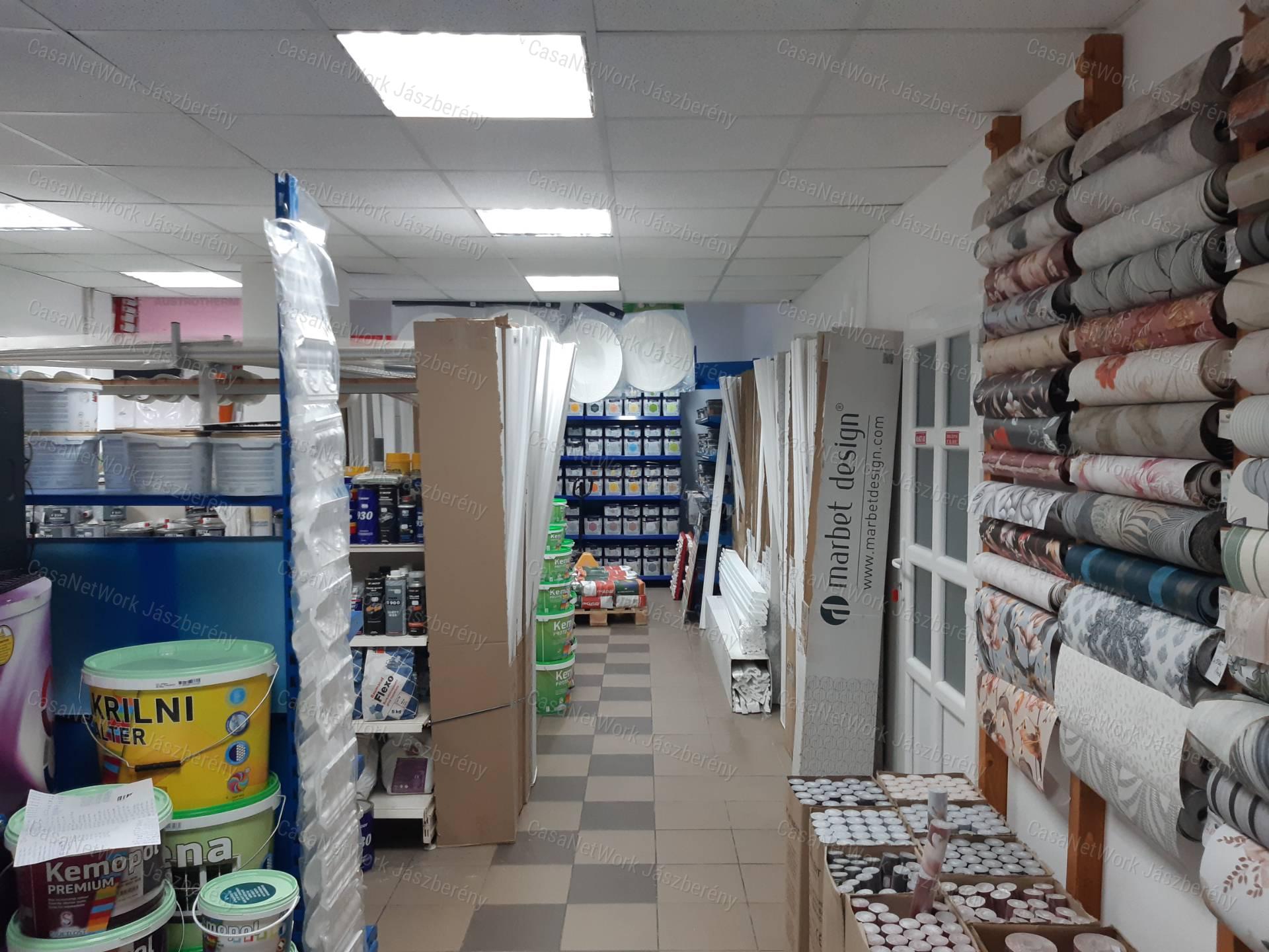 Heves közvetlen központjában prosperáló, 278 nm-es festék üzlet eladó