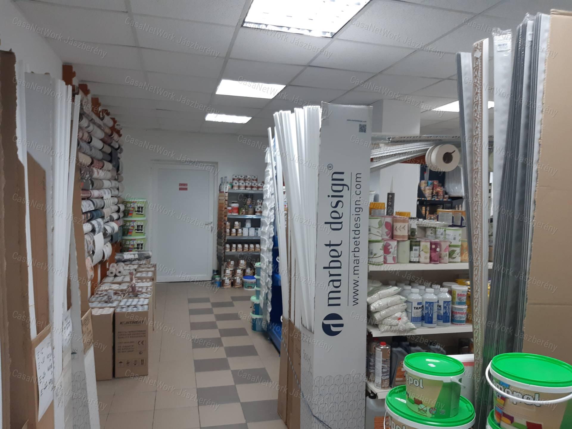 Heves közvetlen központjában prosperáló, 278 nm-es festék üzlet eladó