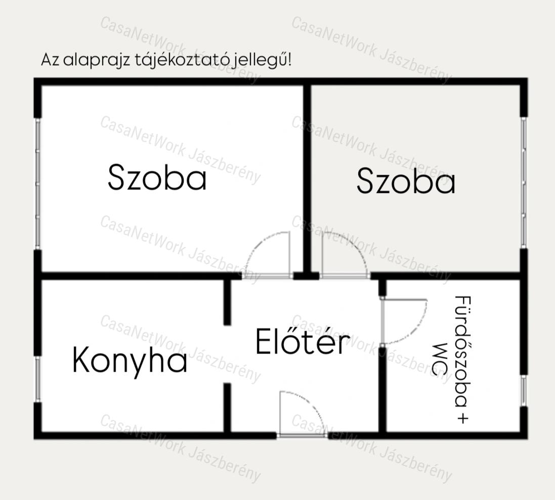 Minden igényt kielégítő, napfényes lakás eladó Jászberényben
