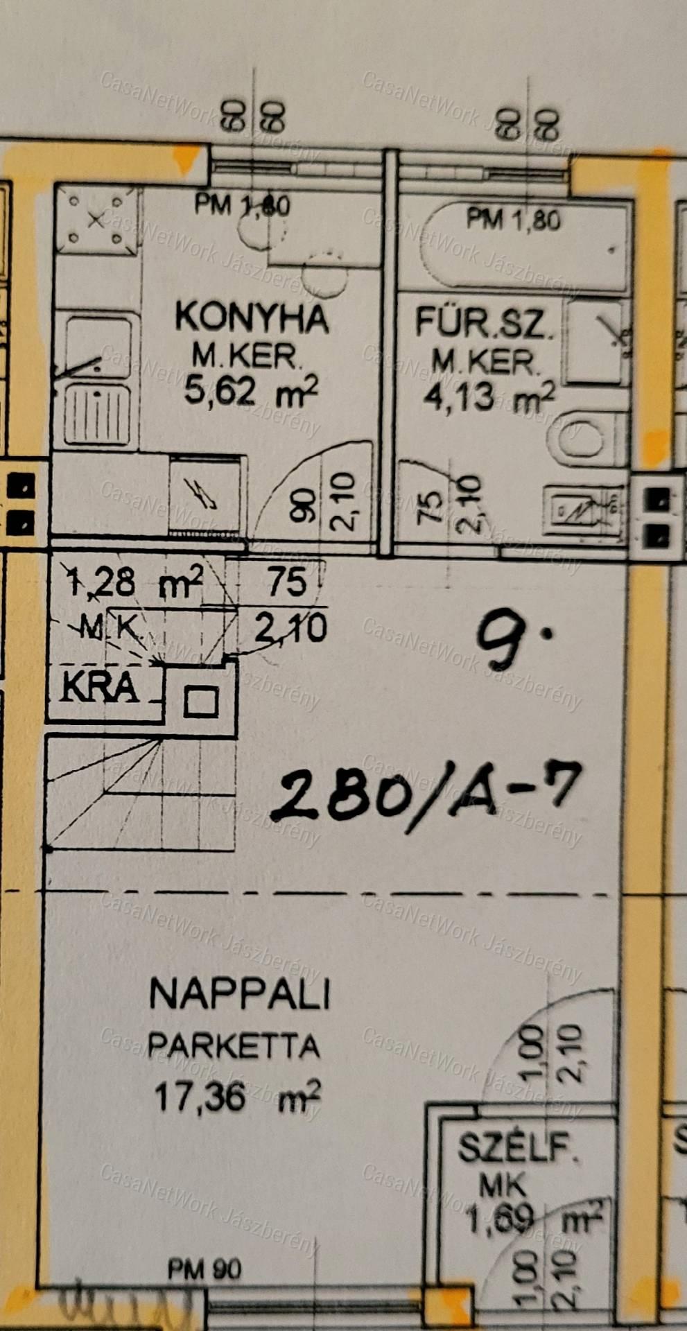 Eladó Jászberényben egy, igényesen kialakított társasházi lakás