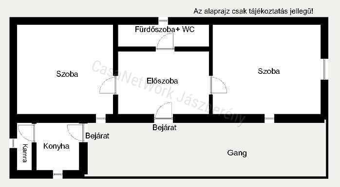 Tarnaörsön, a központhoz közel, 76 nm-es, 2 szobás családi ház eladó!