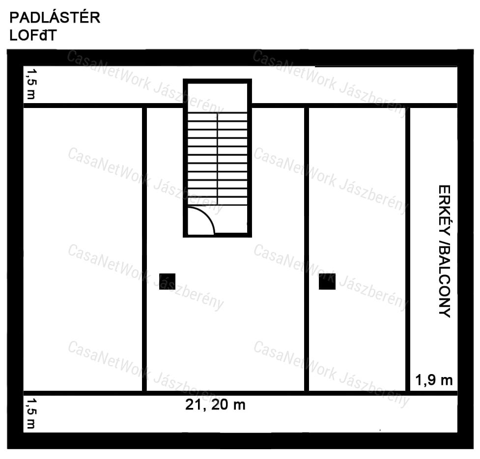 Jászkiséren 231 nm-es 2 szintes 5 szobás felújítandó családi ház eladó