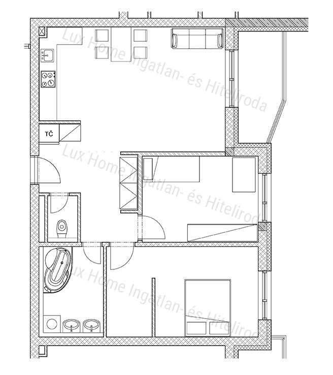 Szlovákiai apartman lakások KOMÁRNO központjában