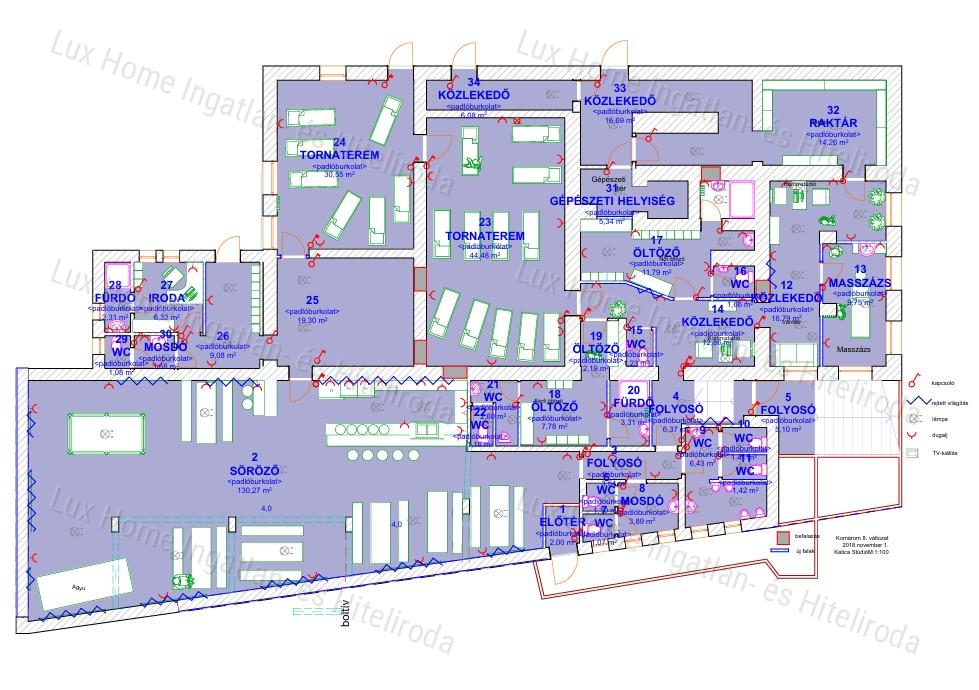 Üzlethelyiség eladó Komárom központjában, 391 m², sokféle funkcióval.