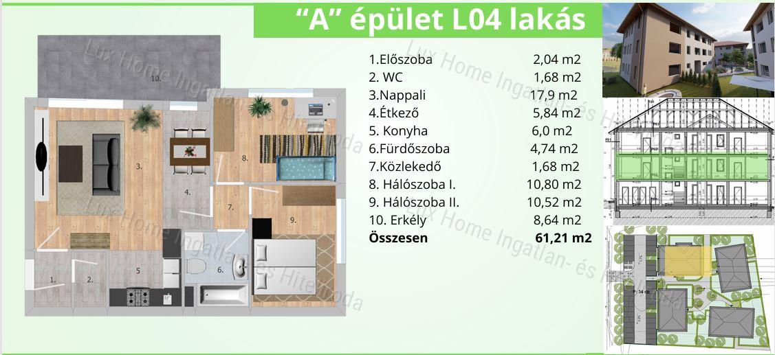 Újépítésű lakások- Tatabánya, Kertváros