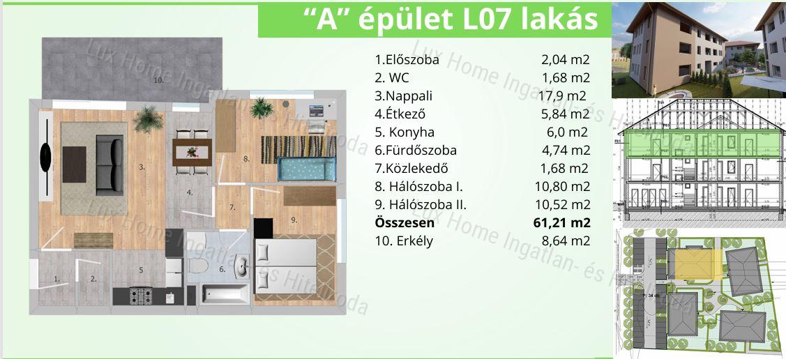 Újépítésű lakások- Tatabánya, Kertváros