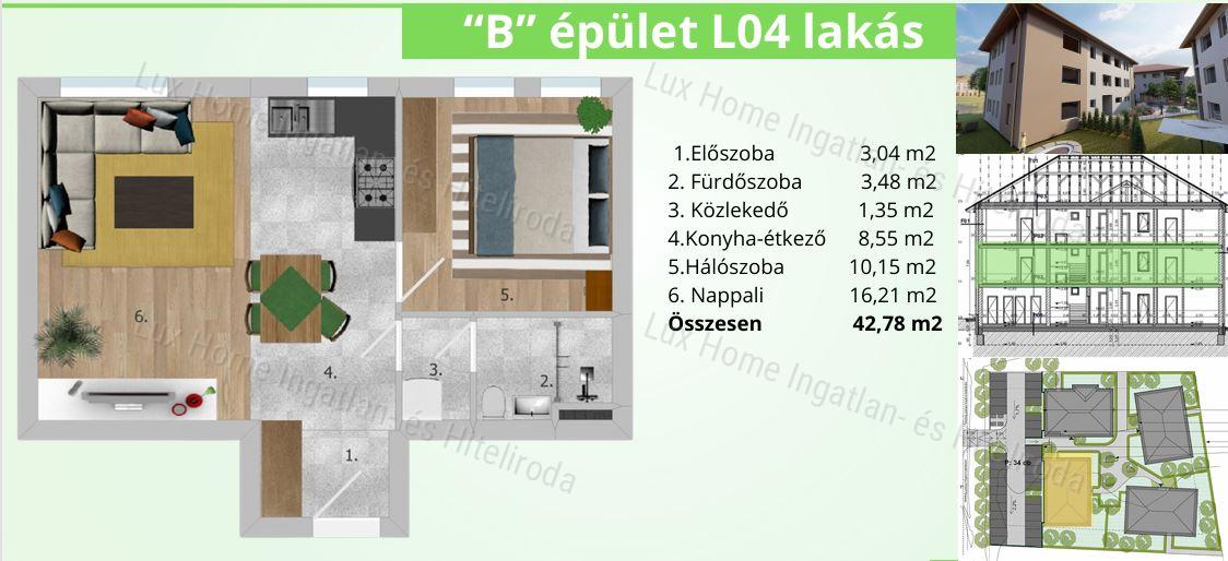 Újépítésű lakások- Tatabánya, Kertváros