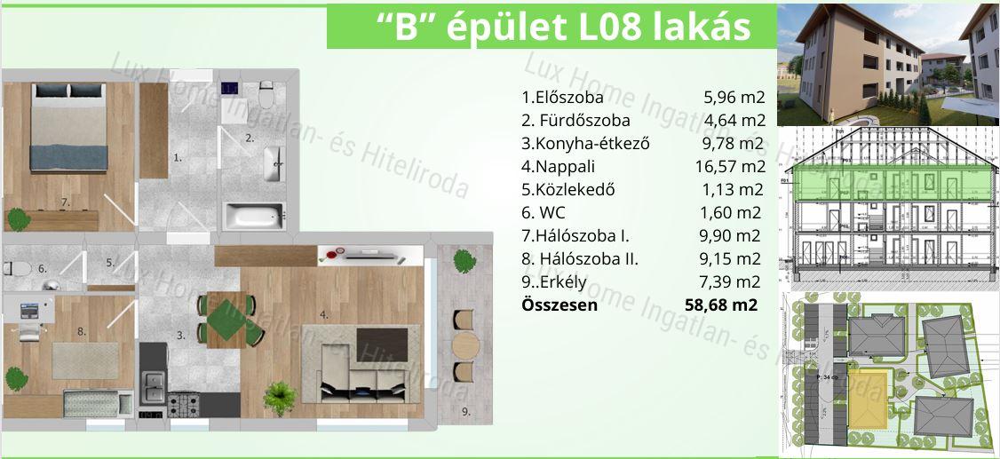 Újépítésű lakások- Tatabánya, Kertváros