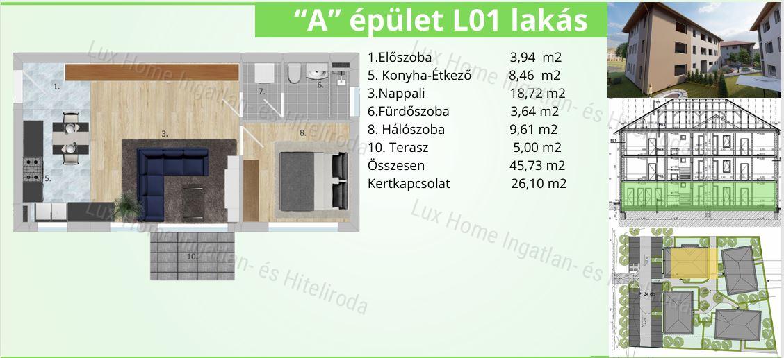 Újépítésű lakások- Tatabánya, Kertváros