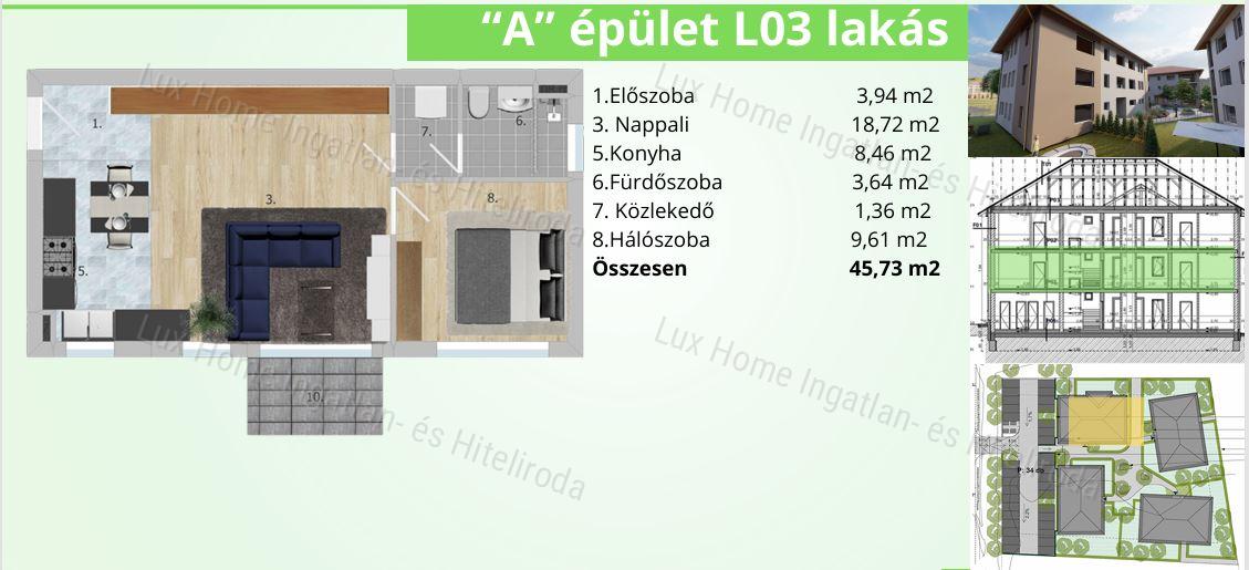 Újépítésű lakások- Tatabánya, Kertváros
