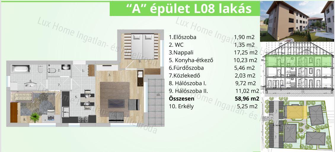 Újépítésű lakások- Tatabánya, Kertváros