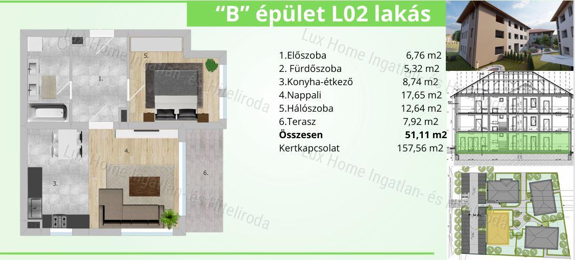 Újépítésű lakások- Tatabánya, Kertváros