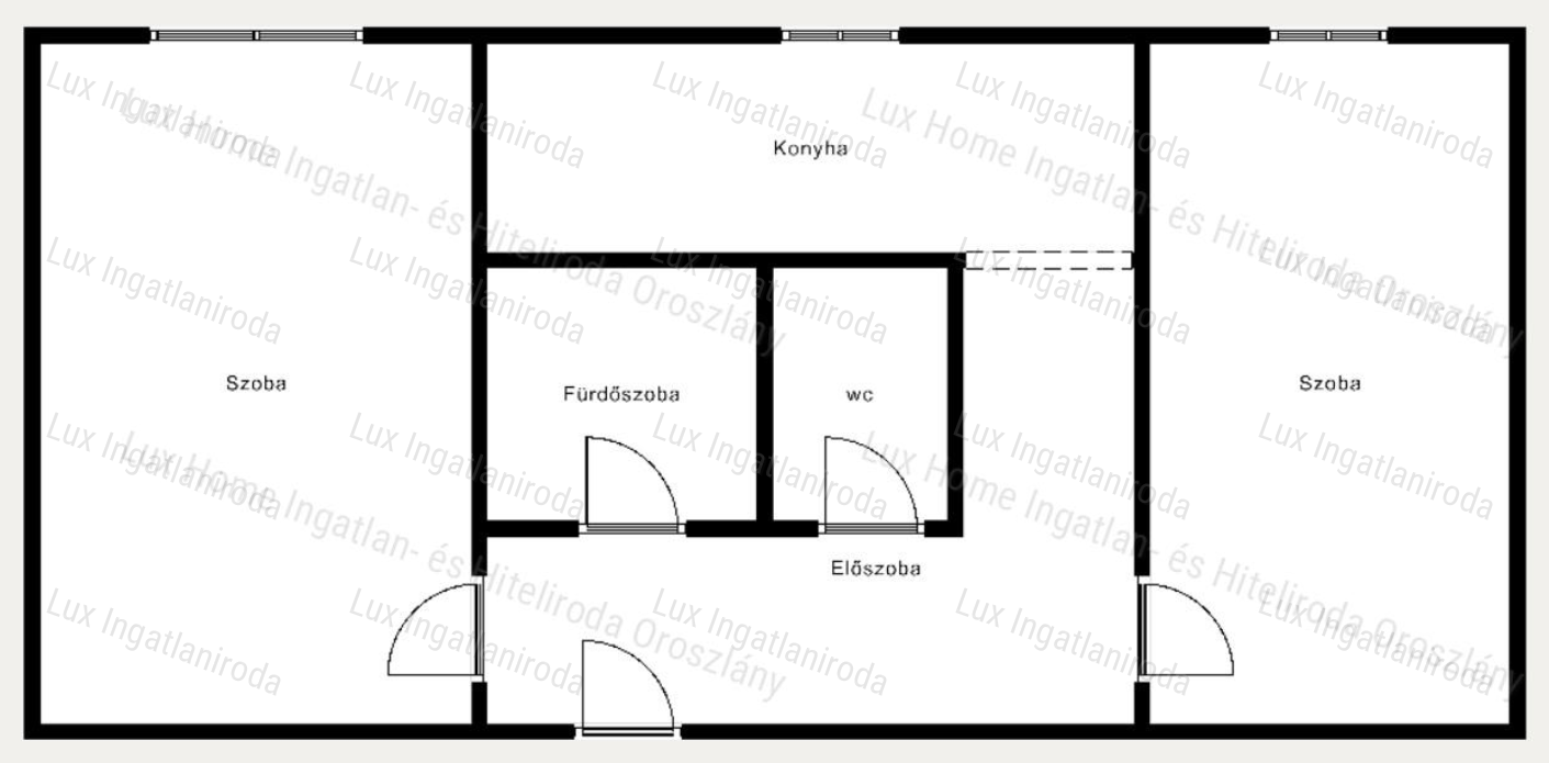 Eladó 4. emeleti világos 49nm-es 2 szobás lakás franciaerkéllyel !