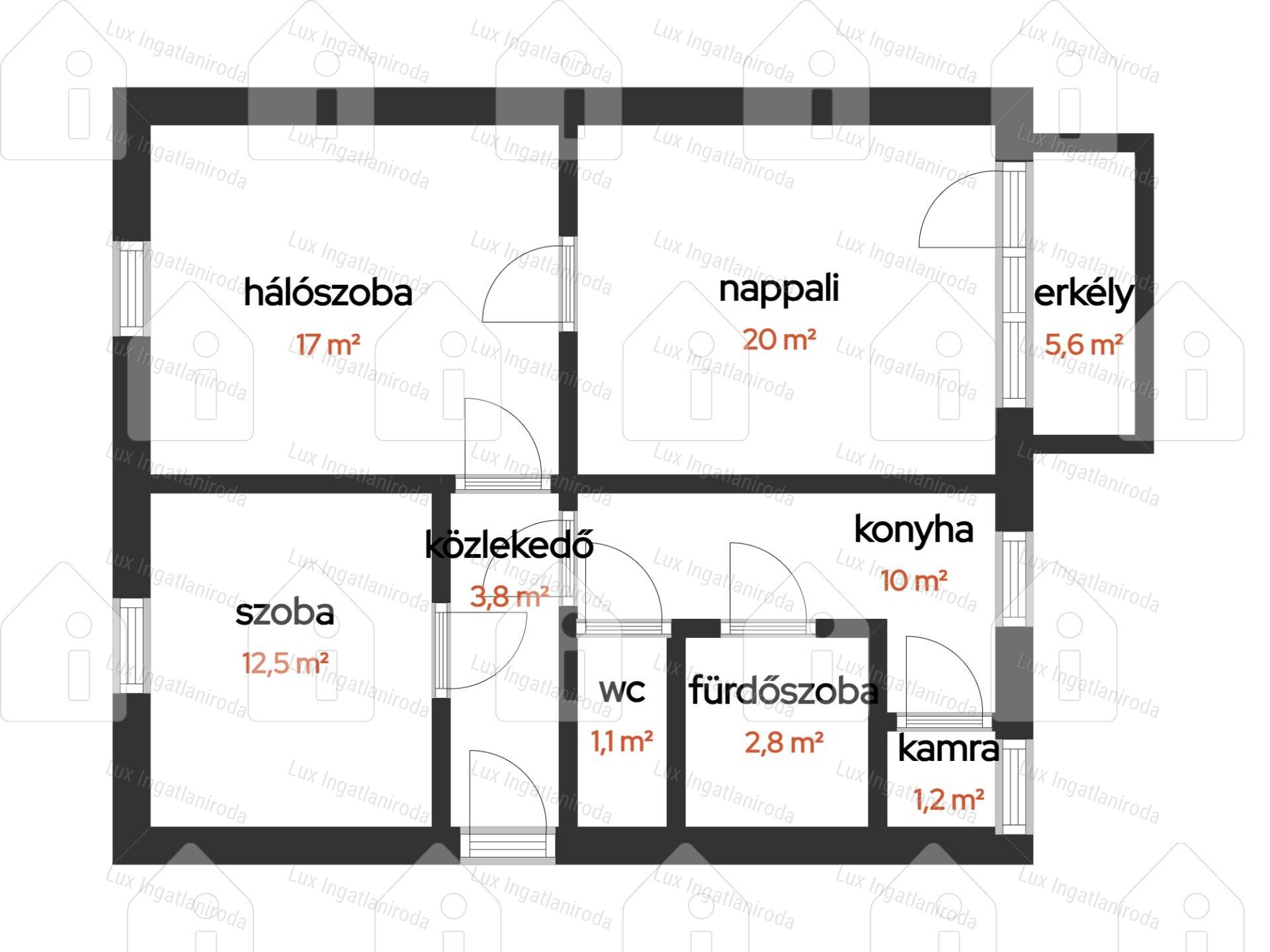 Oroszlány Bánki Donát utcában 74m2-es lakás ELADÓ