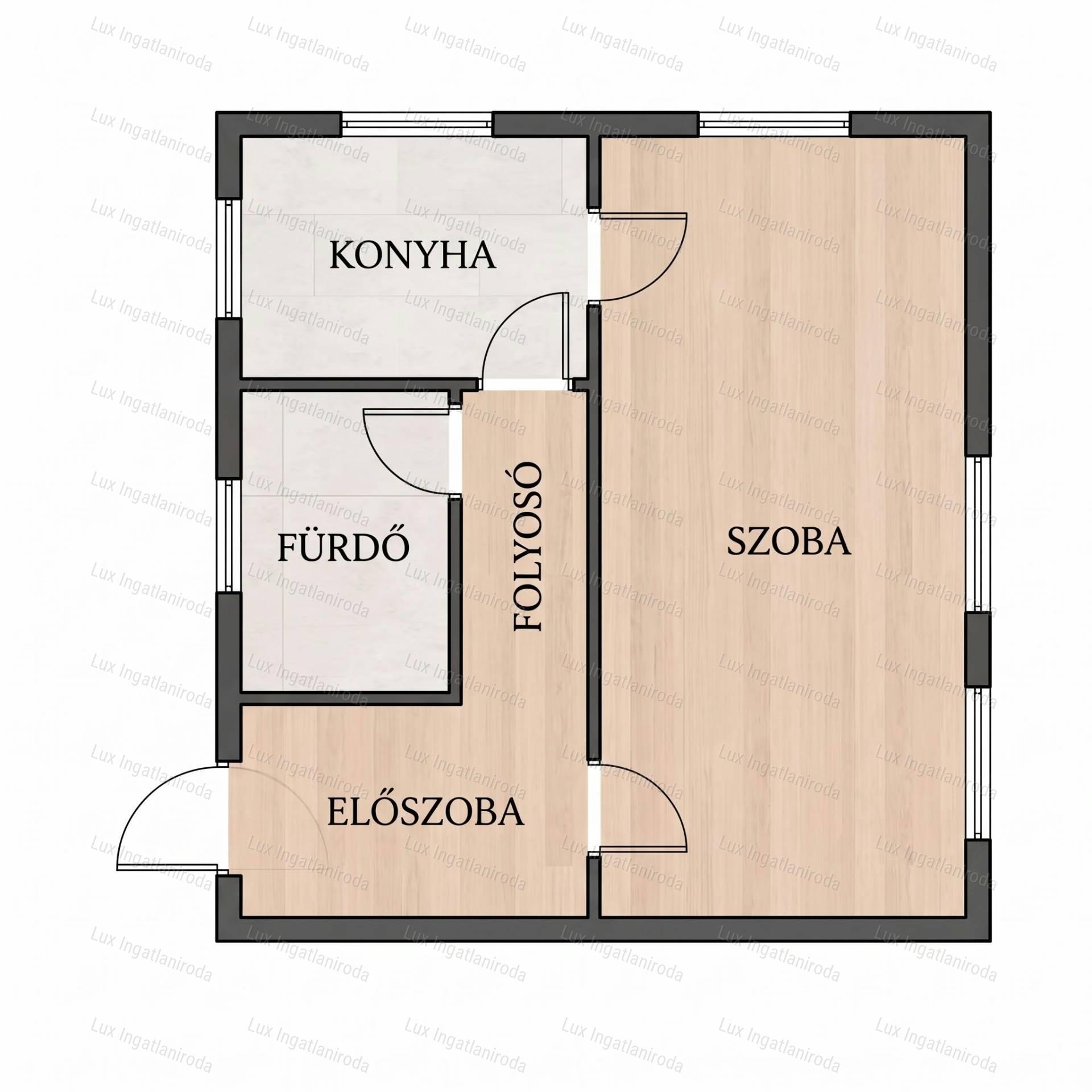 Dózsán eladó egy szobás földszini ingatlan!