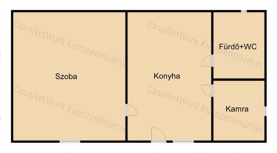 Cibakházán eladó kertes családi ház