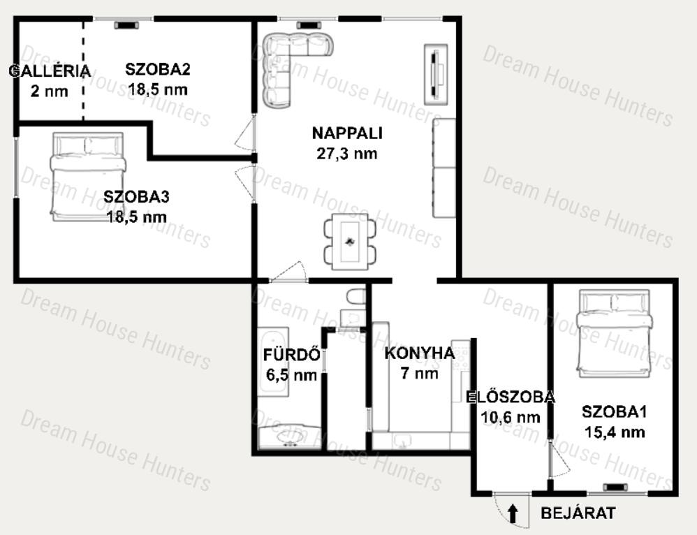 NAGY MÉRETŰ 2+2 SZOBÁS FELÚJÍTANDÓ LAKÁS ELADÓ A NYUGATINÁL BUDAPESTEN
