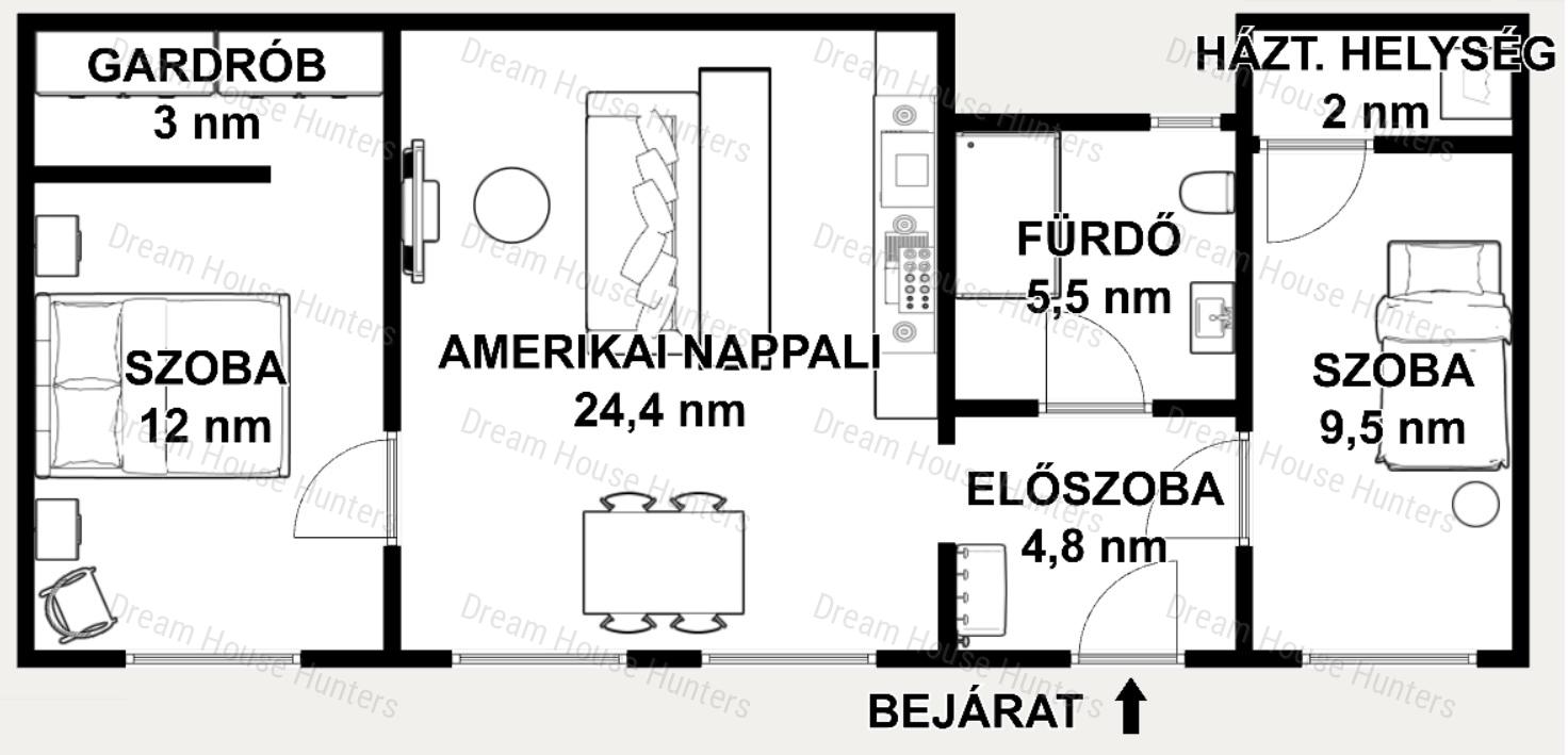 FELÚJÍTOTT 3 SZOBÁS PRÉMIUM LAKÁS ELADÓ A BELVÁROSBAN - BUDAPEST VII.
