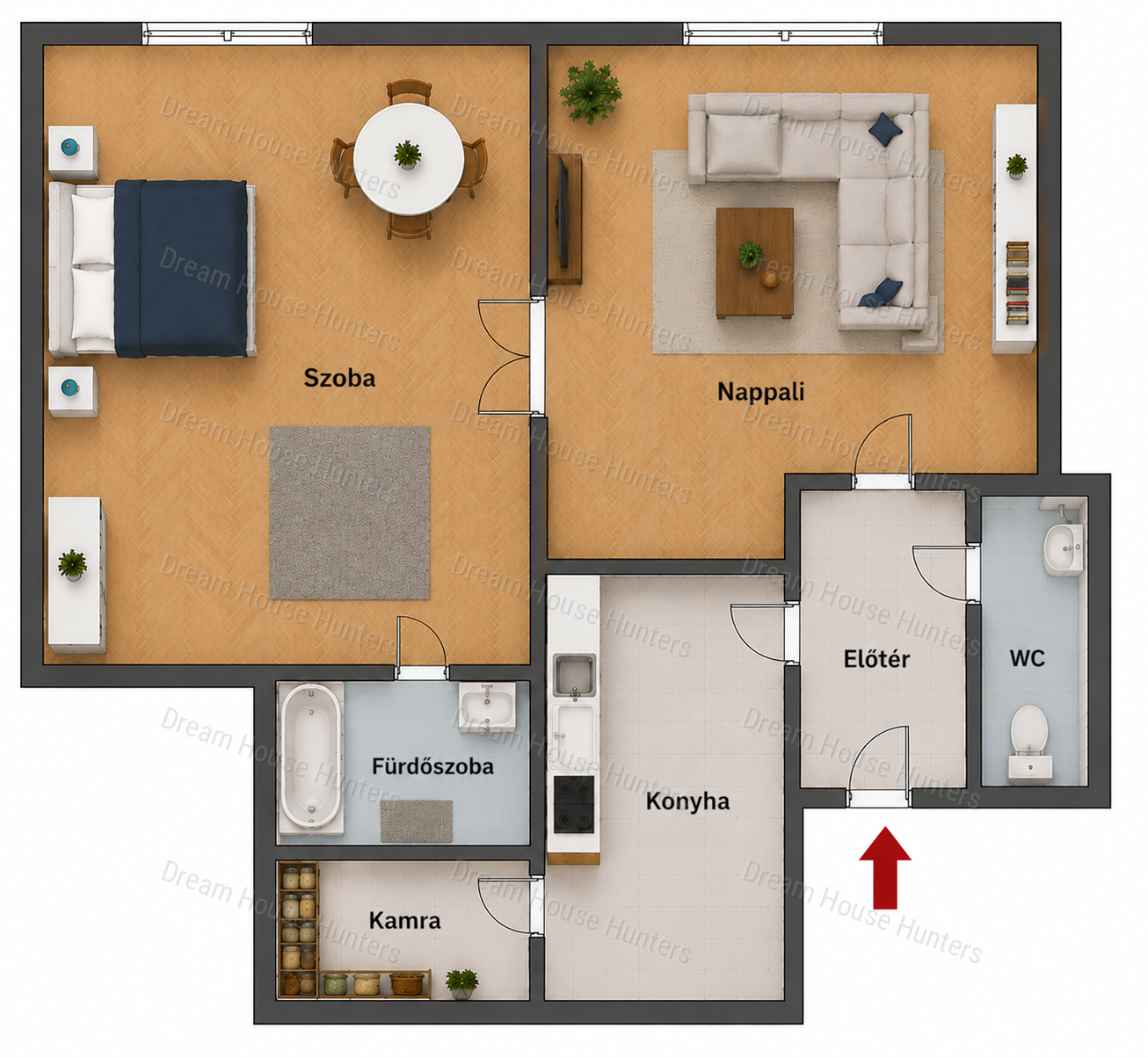 Eladó csendes, lakás liftes – Airbnb-s házban