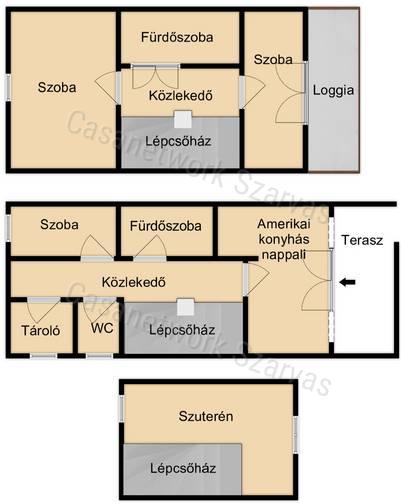 Keresztháti üdülősoron eladó 10+2 férőhelyes nyaraló wellness résszel