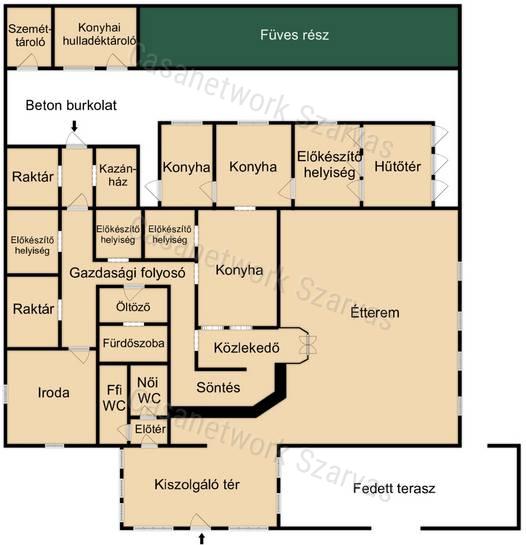 Szarvas külterületén vendéglátóegység akár teljes felszereléssel eladó