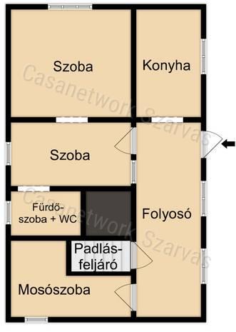 Kertvárosban, vízparttól 100 méterre Gyomaendrődön családi ház eladó