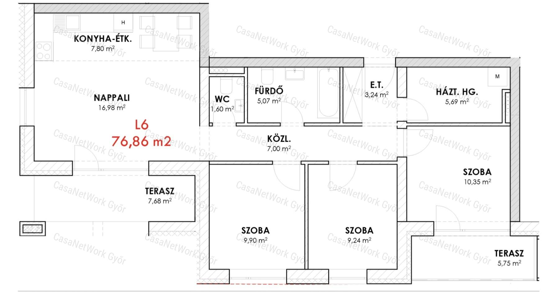 Praktikus kialakítású otthon ELADÓ Győrújbaráton!
