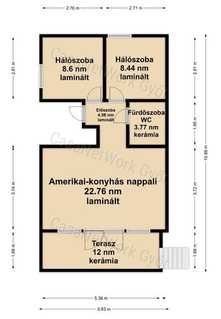 ELADÓ teljesen felújított Lakás, medencés társasházban Balatonfüreden!